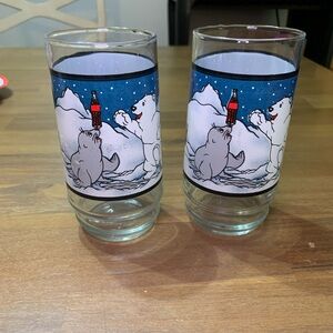 Vintage Coca Cola Glasses